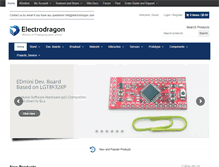 Tablet Screenshot of electrodragon.com